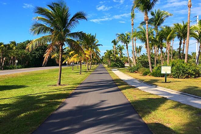 Boca Grande bike path scenic Gasparilla Island paved cycling trail
